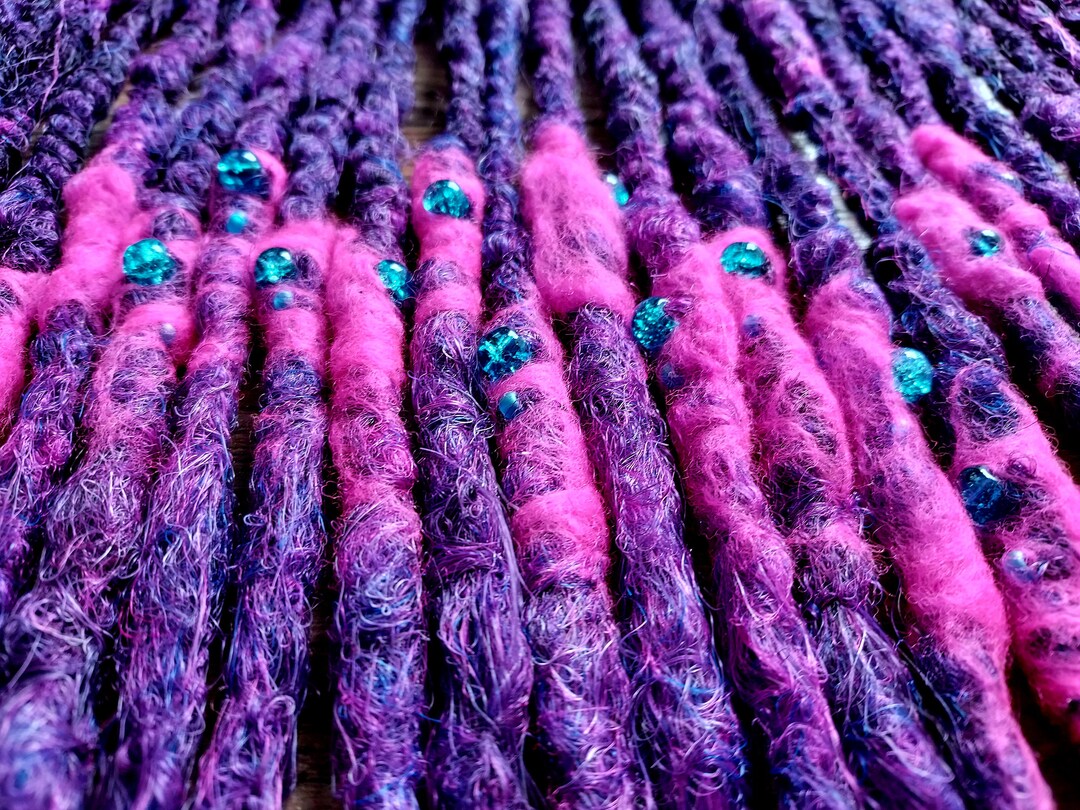 Se(single Ended) Purple Synthesis, Purple Dreads, UV Reactive, Pink ...