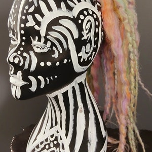 Dolly lox hairfalls, pastel unicorn, neon hairfalls, pastel hairfalls, cyberlox, dreadfalls, UV reactive, neon, rave braids, hair falls, tie