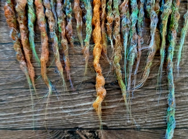 CUSTOM ORDER (single Ended) Aztec Deity Dreads , Ginger Dreads, Redhead ...