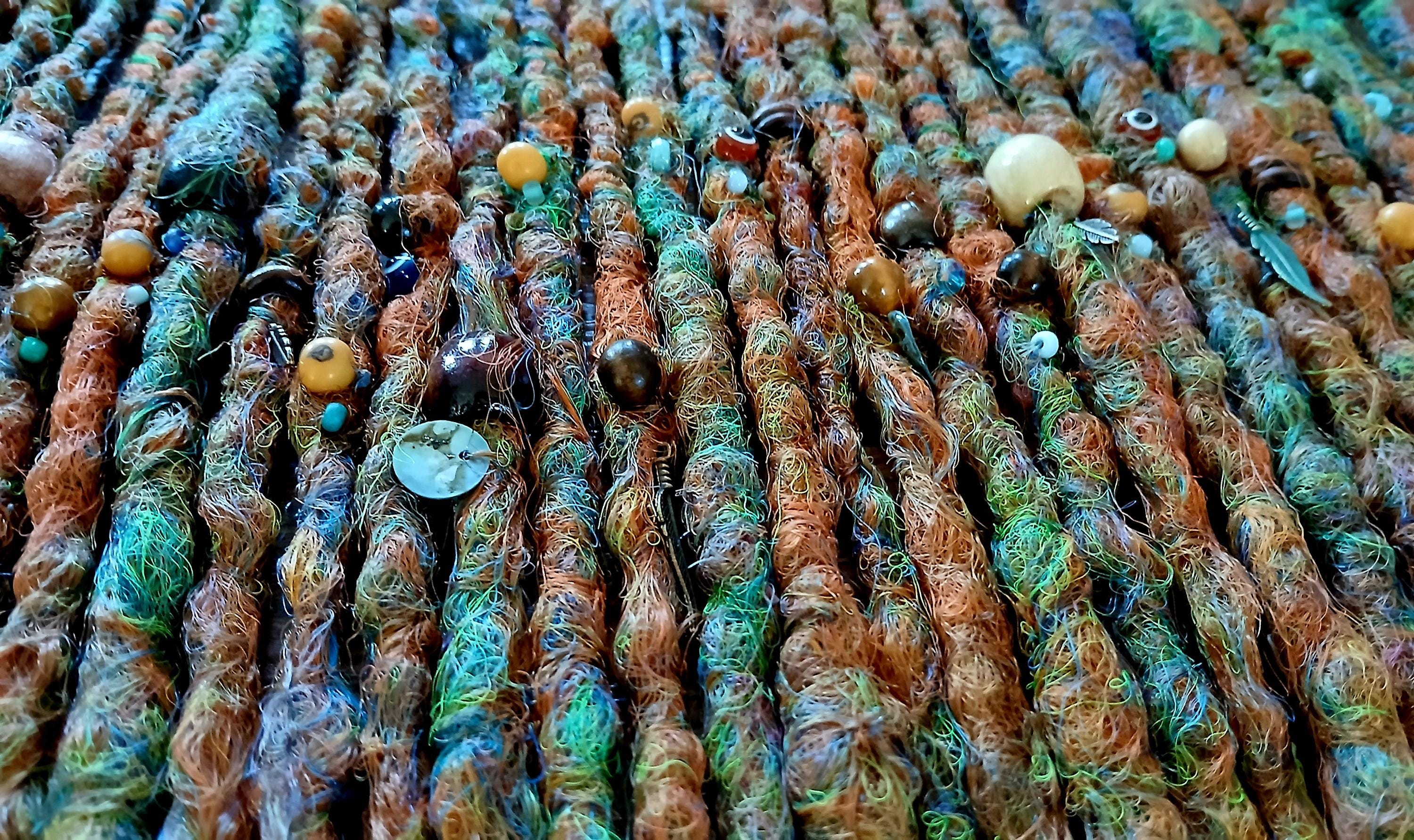 CUSTOM ORDER (single Ended) Aztec Deity Dreads , Ginger Dreads, Redhead ...