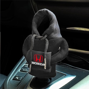Honda Gear Shift Knob Cover, Car Hoodie Shift Lever Protector, Sweatshirt Style Gear Shift Cover, Honda Civic CRV HRV Jazz City Accord CRZ
