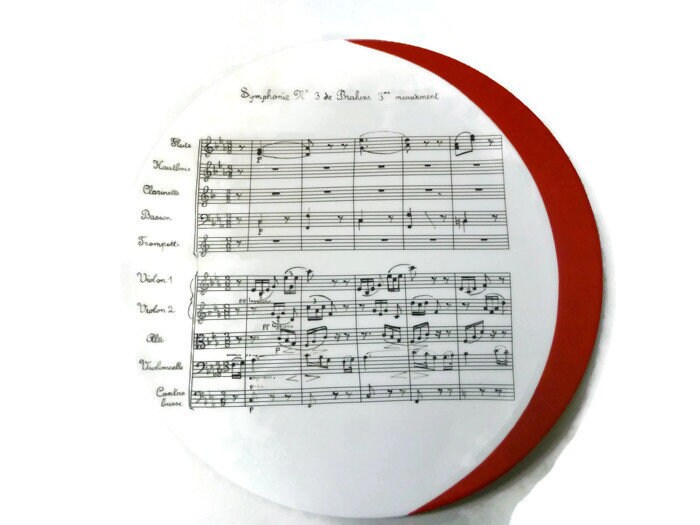 Plat en Porcelaine La Symphonie