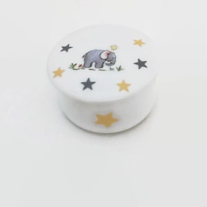 scatola per i denti da latte: l'elefante tra le stelle