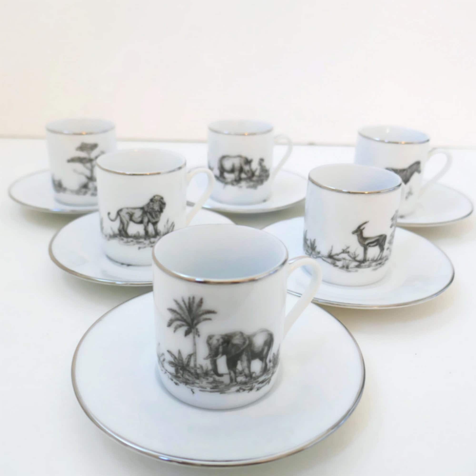 Tasses en Porcelaine, Tasses Animaux d'afrique,
