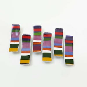 multi-colored knife holder