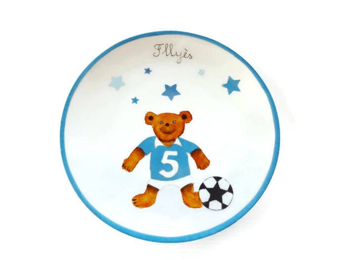 Assiette Enfant Le Petit Footballeur