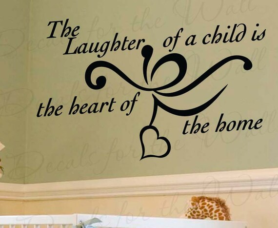 Children Are Precious Gifts Sent From Heaven Wall Decal Vinyl Sticker Decor K04