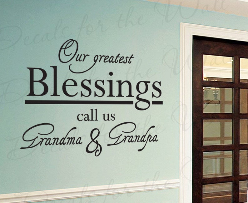 our greatest blessings call us grandma and grandpa grandma | etsy