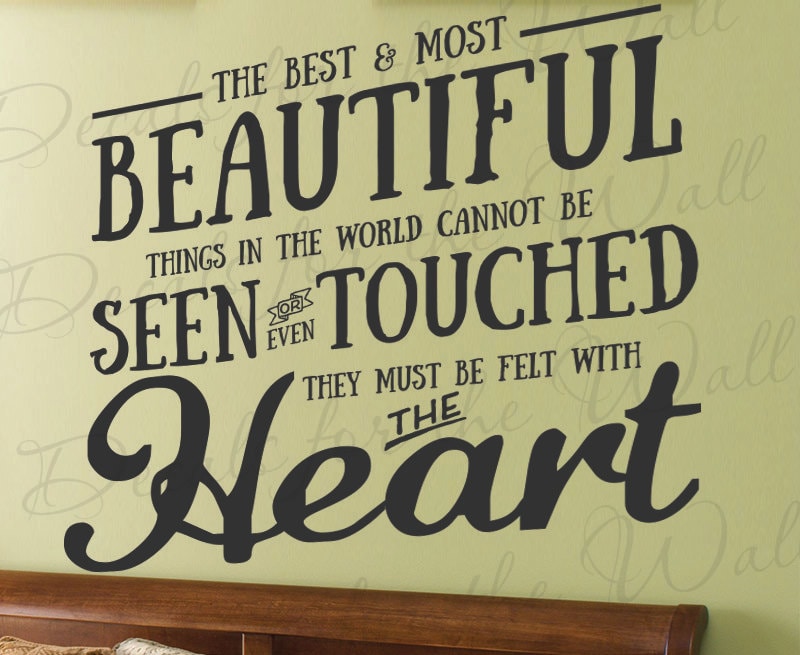 Hellen Keller the Best and Most Beautiful Things in the World