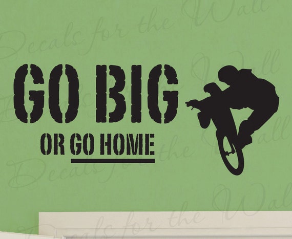 Go Big or Go Home Boy Mountain Bike BMX vélo sport salle de jeux