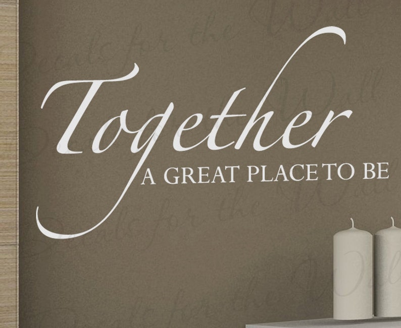 Juntos Un Lugar De Gran Ser Amor Amor Casa De La Familia Etsy