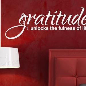 Gratitude Unlocks Fullness Life Inspirational Motivational Quote ...