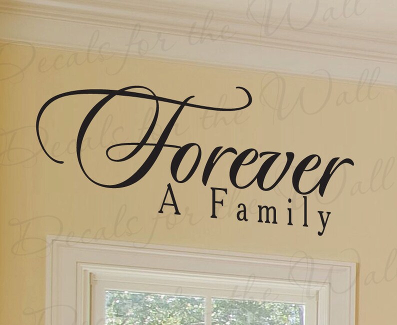 Forever a Family Love Home LDS Mormon Adhesive Vinyl