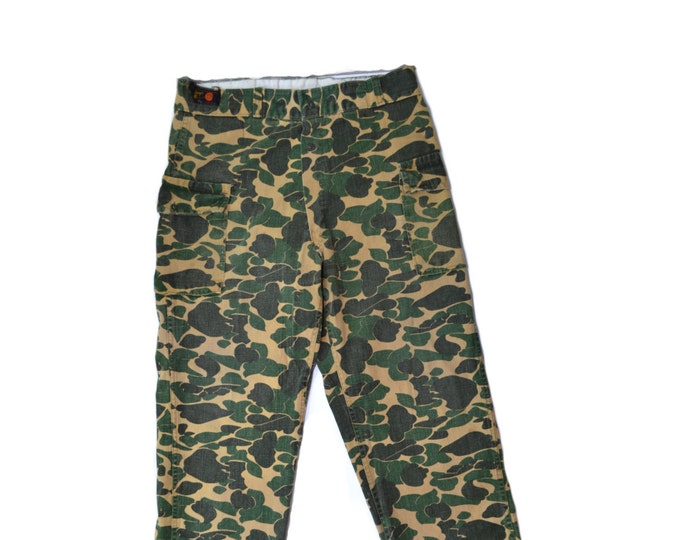 Vintage Camo Pants Hunting Pants Vintage Camouflage Pants Camo Etsy
