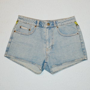 Denim Shorts Faded Denim Shorts 90&#39;s Grunge Denim Shorts Jean Shorts Size 1 Juniors Teens Shorts