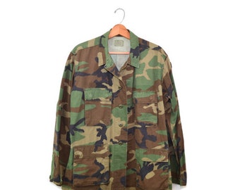 Camo Jacket Camo Shirt Army Jacket Army Shirt Camouflage Jacket Shirt Military Jacket