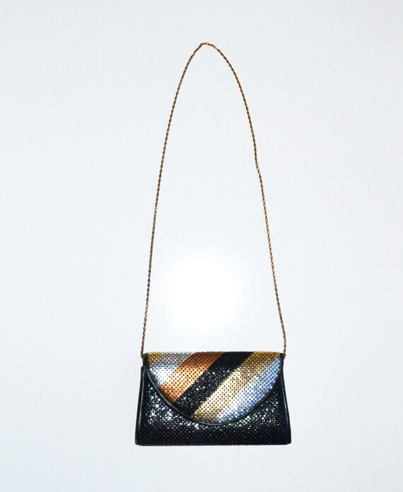black sequin purse