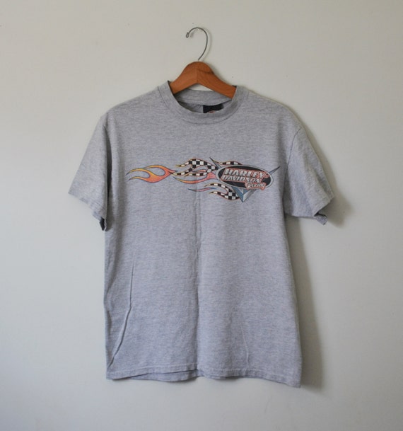 Vintage Motorcycle Shirt Grey Motorcycle T Shirt G