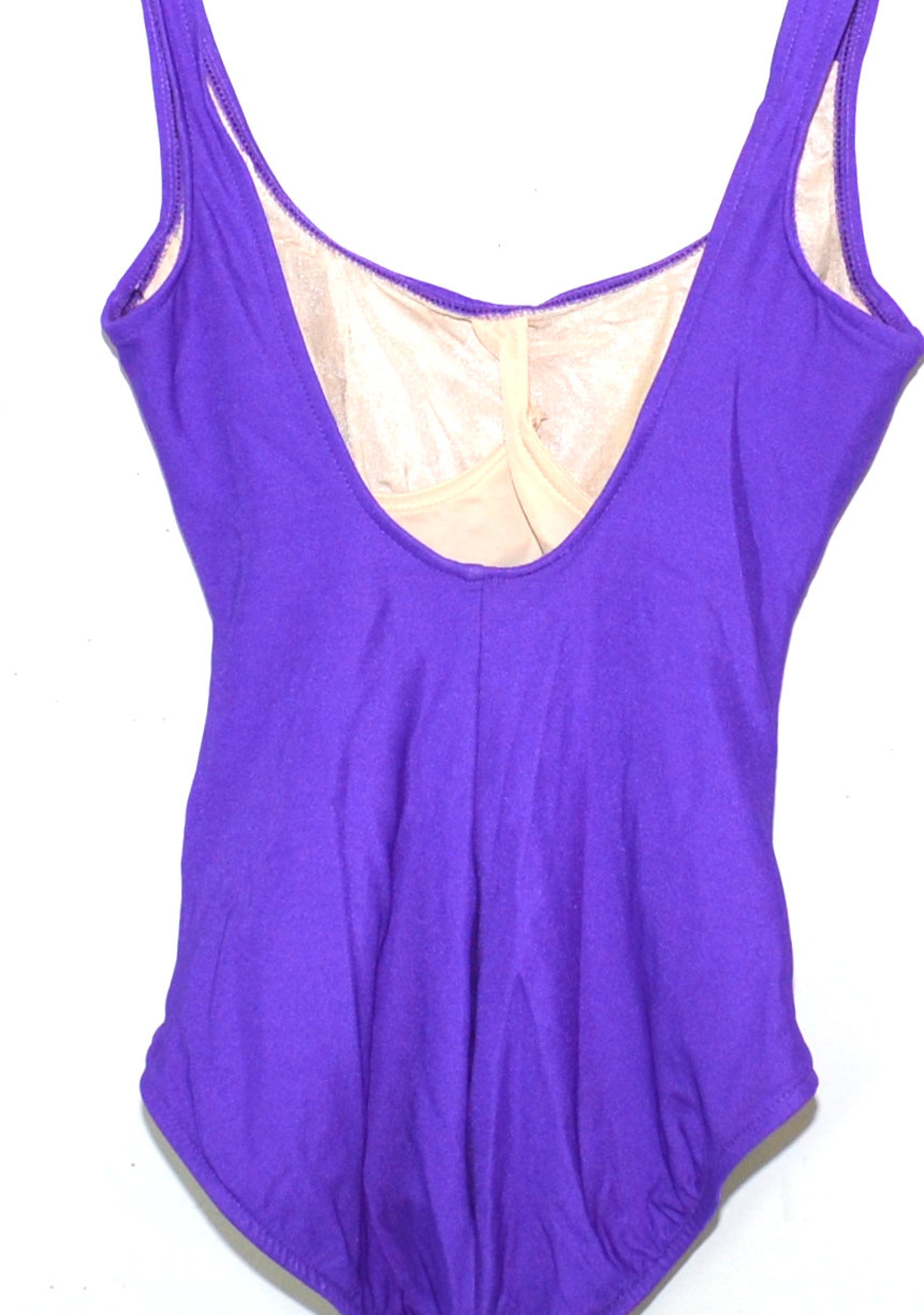 Purple Swimsuit Purple Bathing Suit One Piece Swimsuit Vintage Etsy