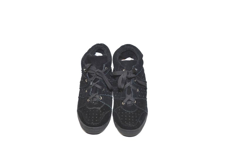 suede wedge shoes