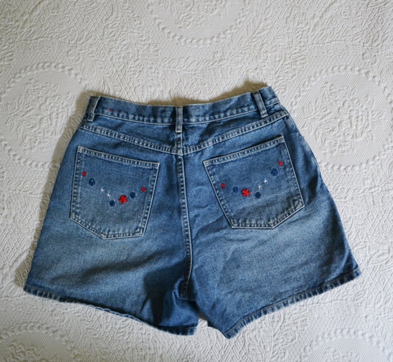 jeans with red stars on the back