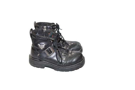 punk biker boots