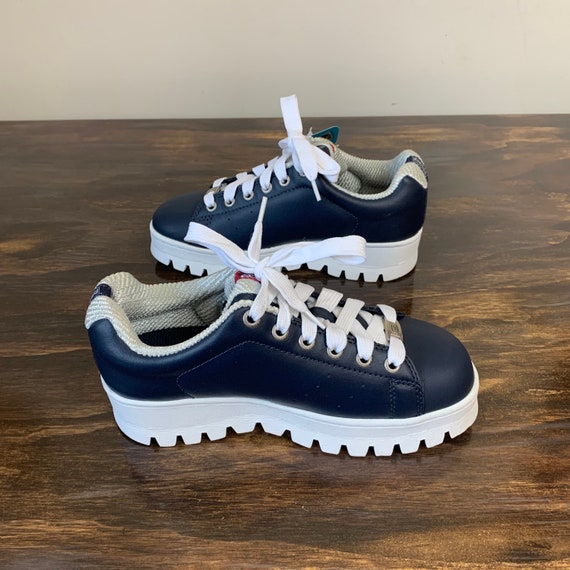 vintage platform sneakers