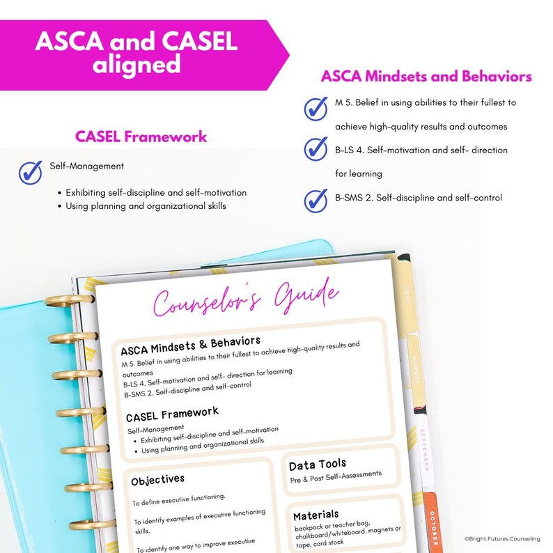 Executive Functioning Activities for Middle School, Time Management Lesson With Skill Cards for School Counselors image 8