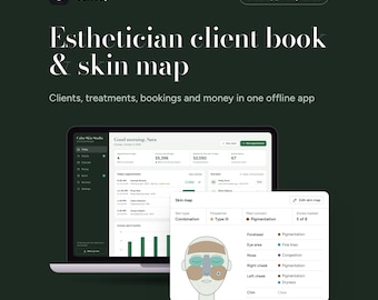 Applicazione web per la gestione dei dati dei clienti di estetiste, con scheda viso, monitoraggio dei trattamenti e dei guadagni.