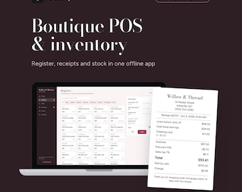 Applicazione web per la gestione del punto vendita e dell'inventario di piccoli negozi, con registratore di vendite (download digitale)