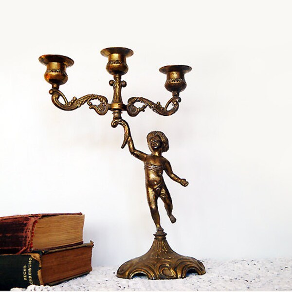 Bronze Candle Holder