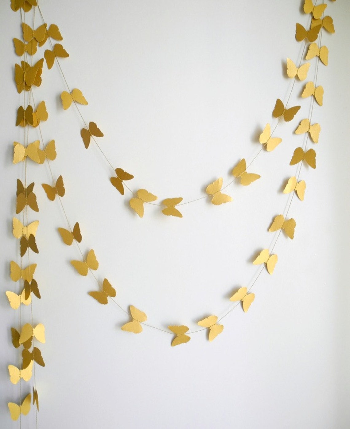 Гирлянда из бабочек своими руками