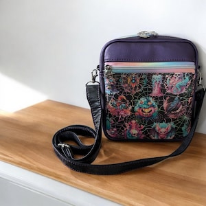 Spooky Pastel Rainbow Colorful Crossbody Purse