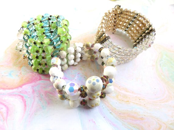 Deco Beaded Wrap Bracelets - image 1