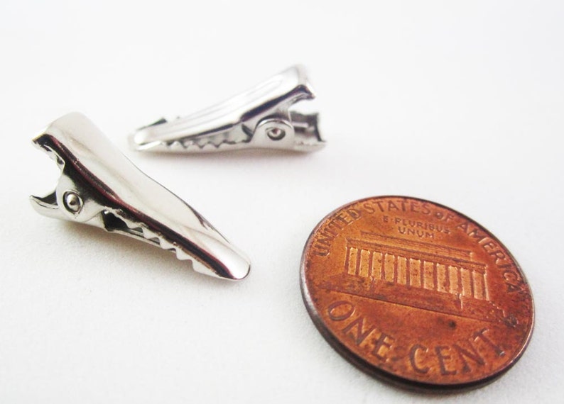 40pcs 3/4 Inch 20mm Mini Alligator Hair Clip with teeth Etsy