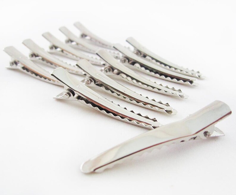 80pcs 1 3/4 Inch 45mm Alligator Hair Clip with teeth Etsy