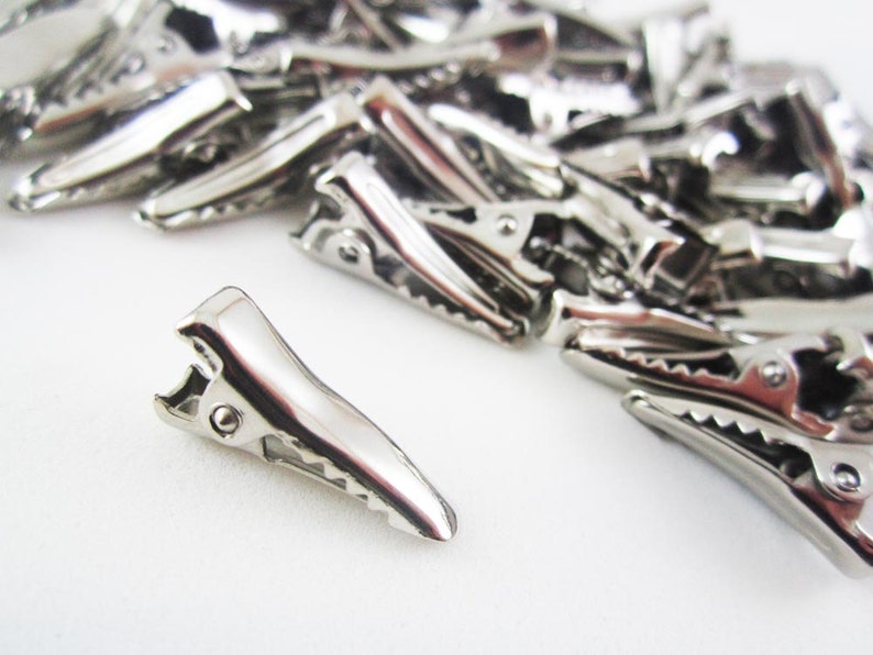 400pcs 3/4 Inch 20mm Mini Alligator Hair Clip with teeth Etsy