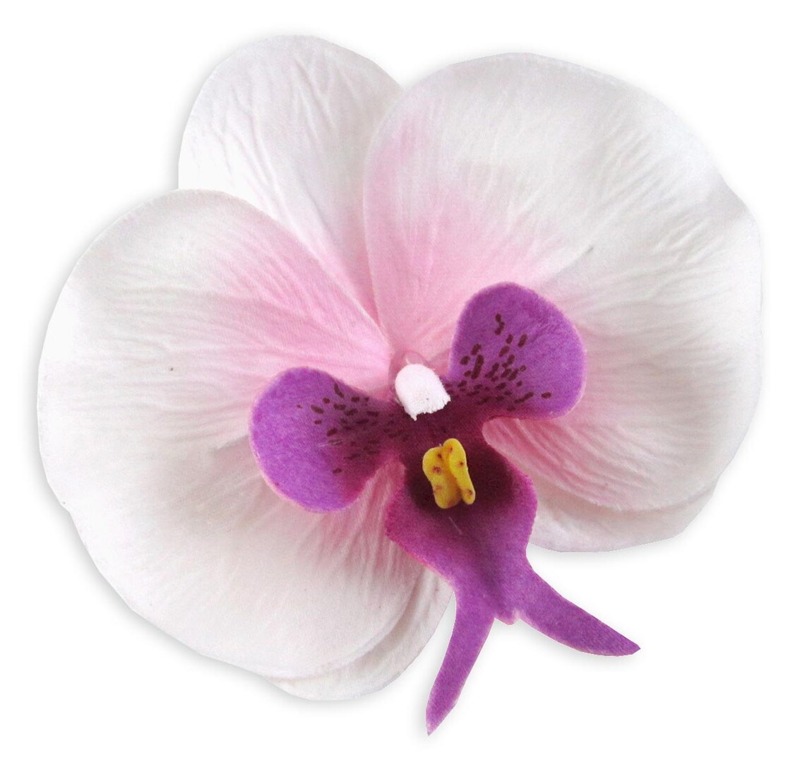 10x Large White Butterfly Orchids Heads 3.75 Fabric Etsy