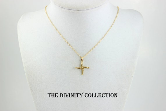 Saint Brigids Cross Necklace Irish Celtic Crosses Gold Filled Sterling Silver Women Girls Jewelry Catholic High Quality Gift