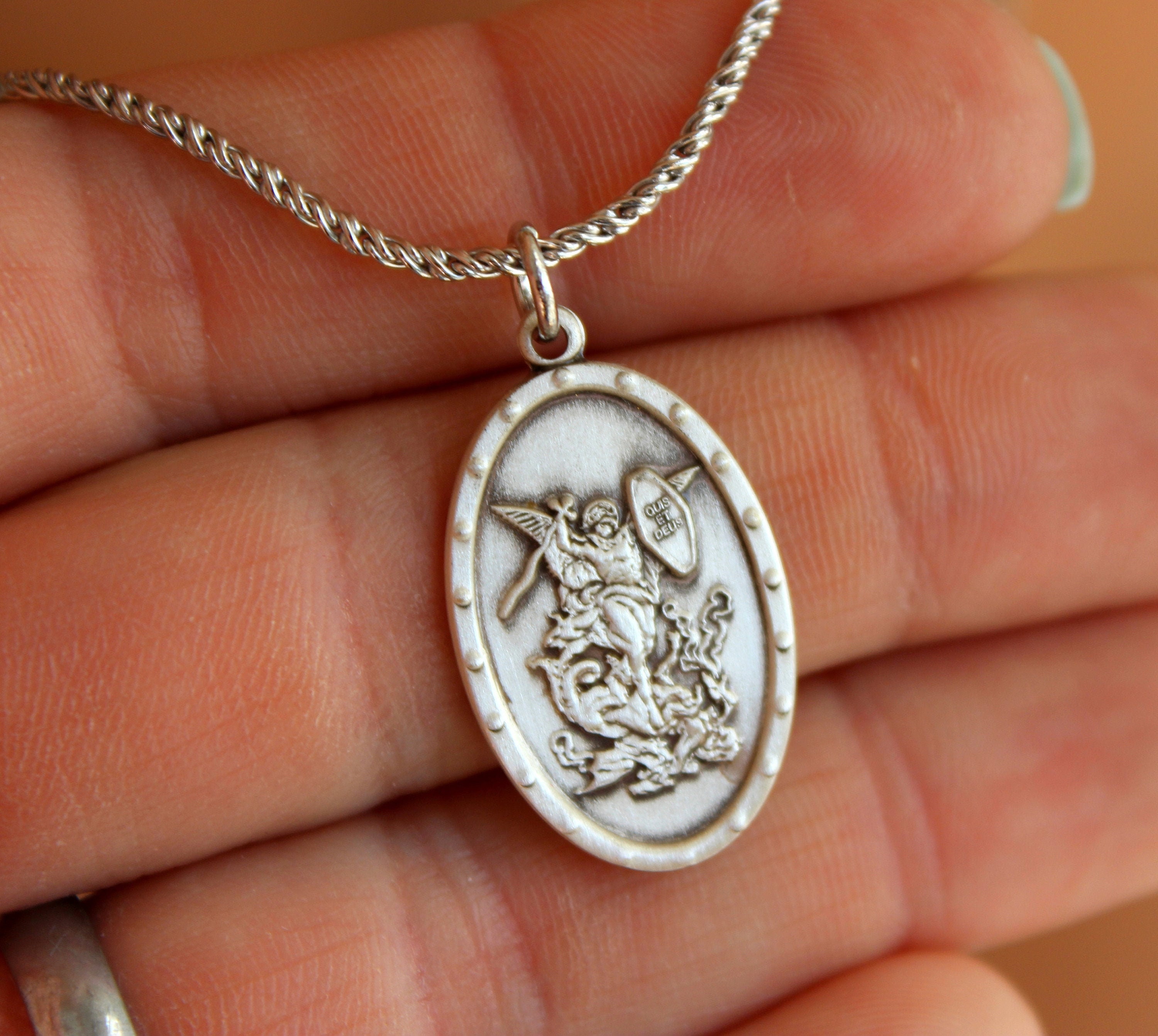 BEST SELLER Sterling Silver Saint 