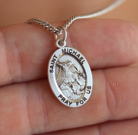 Personalized St. Michael Medallion Necklace - Walmart.com