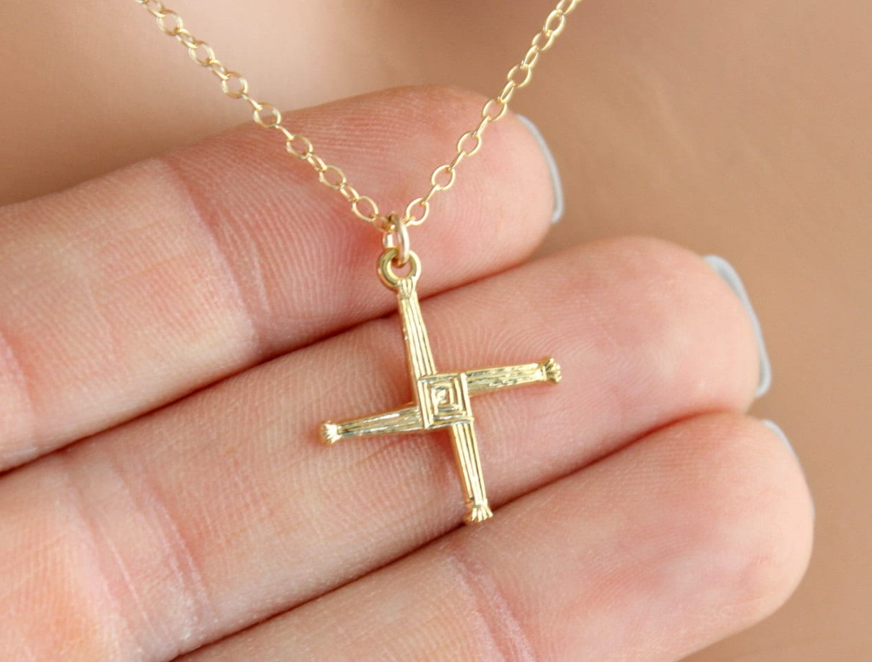 St brigid cross necklace deals