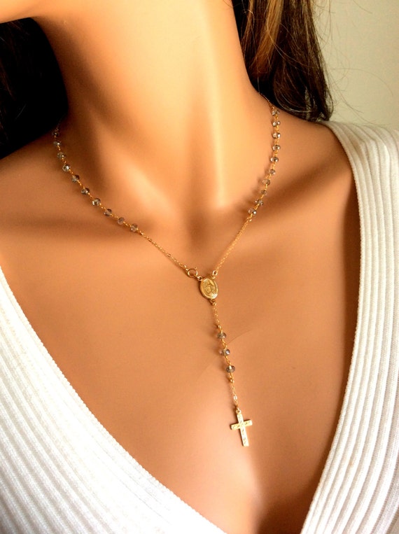 Gold Cross Necklace for Women 18K Gold Plated Sterling Silver Catholic  Jesus Christ on INRI Cross Crucifix Pendant Necklace for Men Boys |  Amazon.com