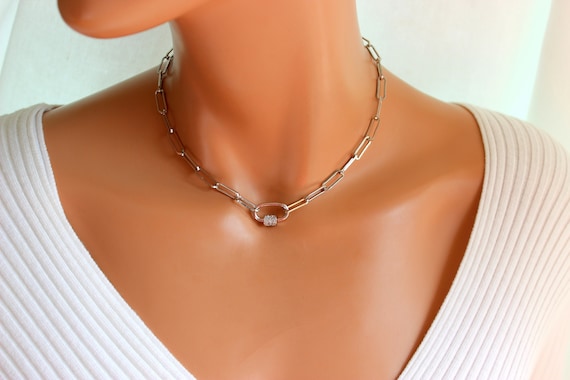 Chain choker womens deals