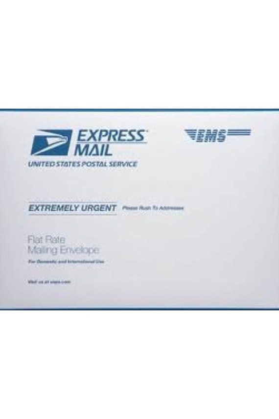 Express Mail Upgrade Domestic Only Delivery time is 1 to 2 days