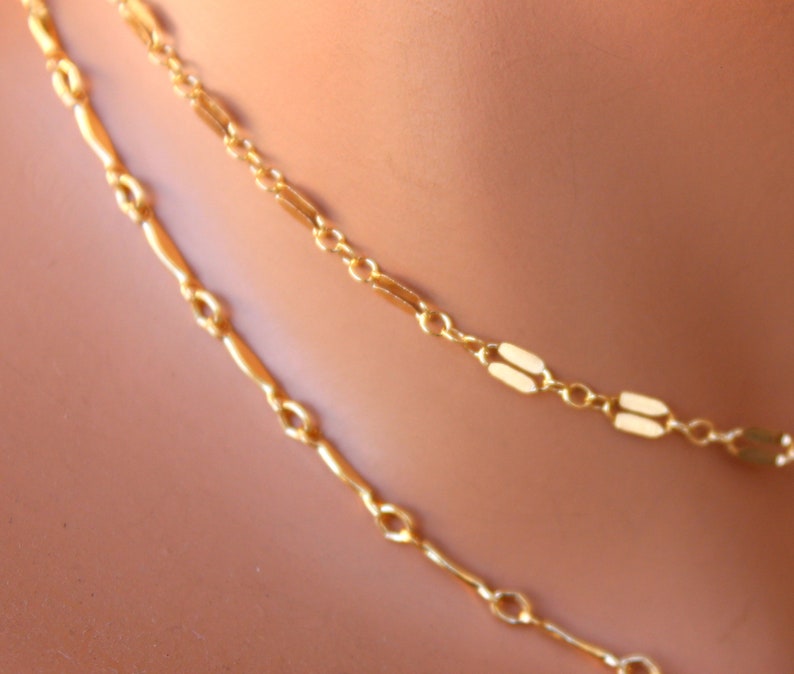Gold Ankh Necklace Women Pearl Necklace Double Choker Multi Strand Necklaces Egyptian Jewelry READ BELOW on how to order set image 5
