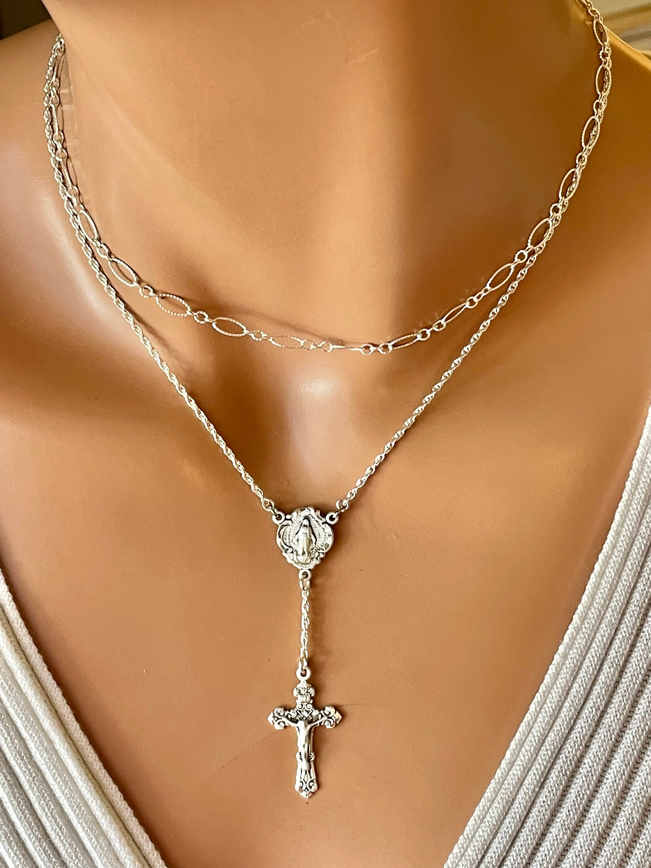 アクセサリー archive COOTIE Rosary Necklace cross il_fullxfull.4645285157_6gp2.jpg