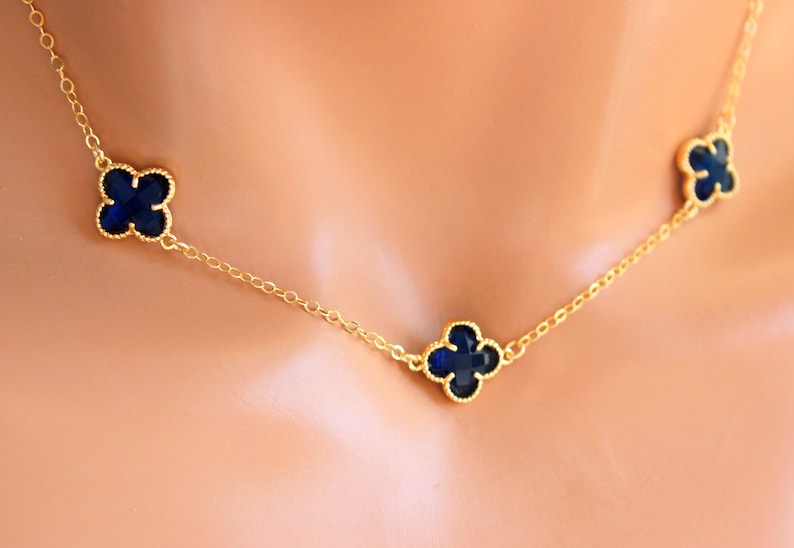 BEST SELLER Gold Clover Necklace Set Women Multi Clover Etsy