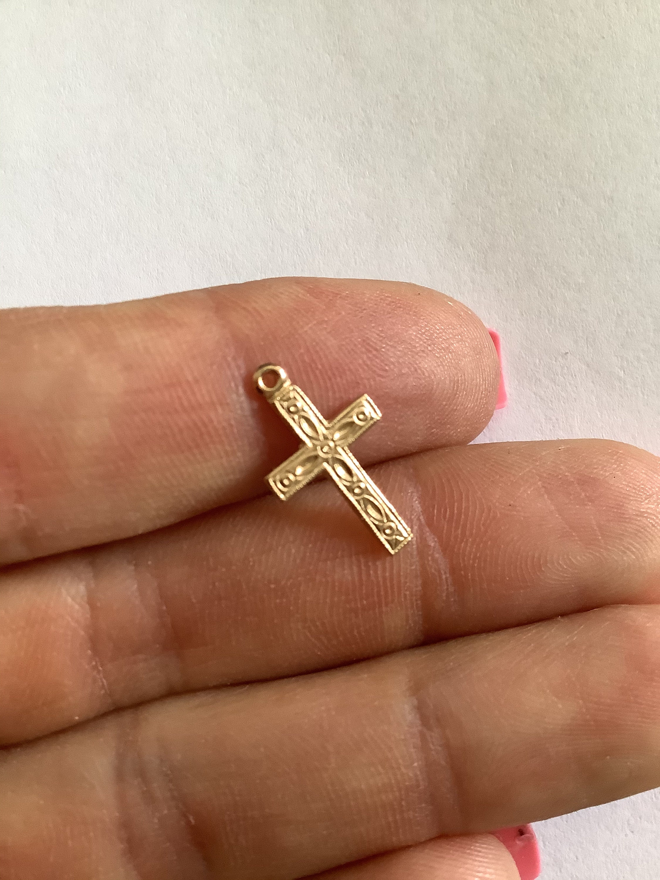 Rosary Necklace Pearl Women Cross Pendant Gold Filled Rosaries Etsy