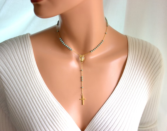 Pink Opal Rosary Choker – J&CO Jewellery